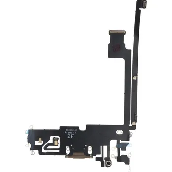 Nabíjecí port a flex kabel pro iPhone 12 Pro Max HQ - Zlatý