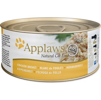 Krmivo pro kočku 6ks APPLAWS konzerva Cat kuřecí prsa 70g