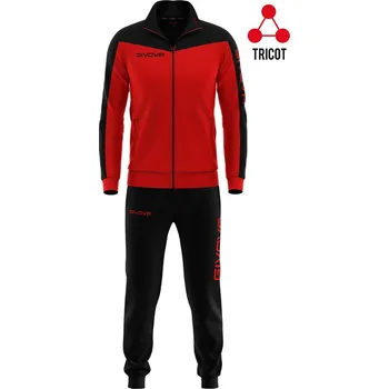 Moto kalhoty Sportovní souprava GIVOVA Roma red-black M