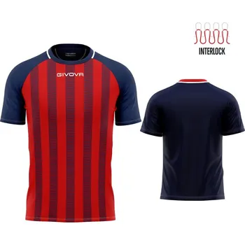 Chlapecké tričko Sportovní triko GIVOVA Rugby blue-red M