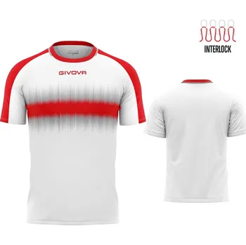 Chlapecké tričko Sportovní triko GIVOVA Radio red-white M