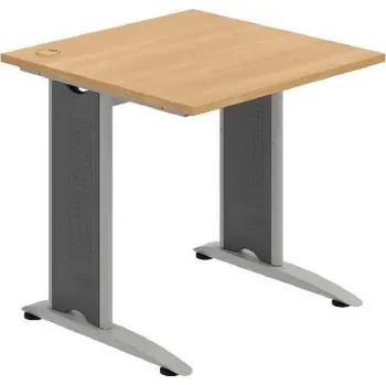 Kancelářský vozík HOBIS kancelářský stůl pracovní rovný - FS 800, dub + doprava zdarma