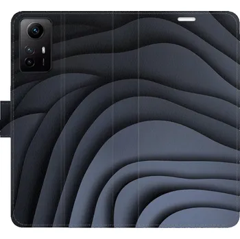Pouzdro na mobilní telefon Flipové pouzdro iSaprio - Dark Waves - Xiaomi Redmi Note 12S