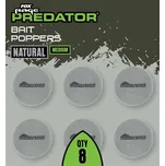 Fox Rage Predator Plovoucí Pěna Bait Poppers 8 ks - Natural Medium