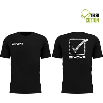 Chlapecké tričko Bavlněné triko Givova Cubo Black XL