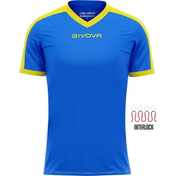 Chlapecké tričko Sportovní triko GIVOVA Revolution royal-yellow S
