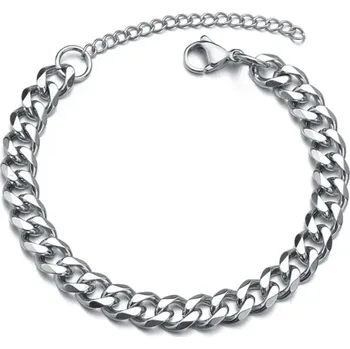 Náramek IZMAEL Řetízek na ruku TO 34838 Stříbrná/18+5cm/5mm KP34838