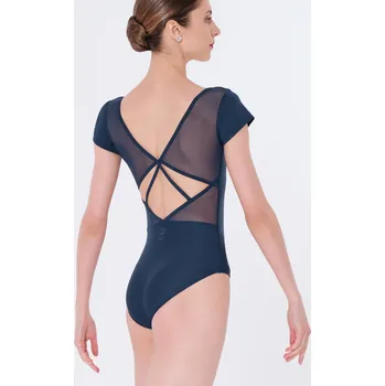 Body Wear Moi,Baletní trikot Dolores LEO117, modrá XS