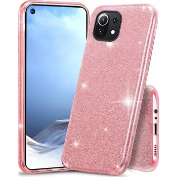 Pouzdro na mobilní telefon Nexeri Kryt Samsung Galaxy A03s třpytky růžová