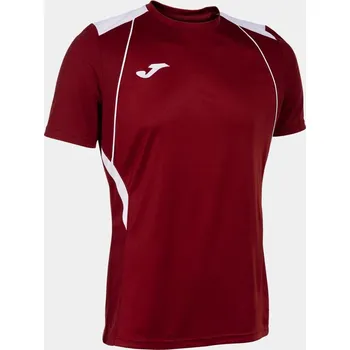 Pánské tričko Sportovní triko Joma Championship Burgundy-White M