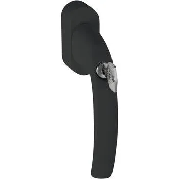 Okenní klika HOPPE okenní klika ATLANTA zamykatelná Secustik, hliník černý matný