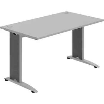 Kancelářský vozík HOBIS kancelářský stůl pracovní rovný - FS 1400, šedá + doprava zdarma