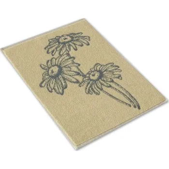 Utěrka Malý kuchyňský ručník 35x50 ZARA 450g Kopretiny žlutošedý