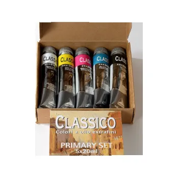 Olejová barva Set základní olej Classico 5x20 ml Maimeri