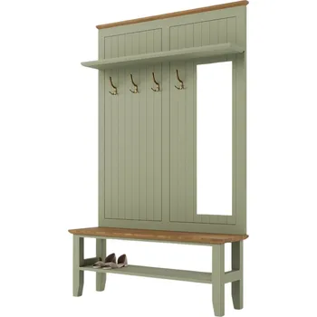 Předsíňová stěna Předsíňová stěna PROVENCE s lavicí olivová Barevné provedení: Olivová