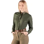 TAGART Dámská lovecká košile Tagart Koziołek Tmavě Zelená s výšivkou XL ZELENÁ