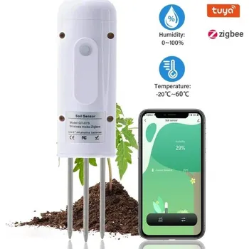 Centrální jednotka pro chytrou domácnost Tuya Zigbee pudní senzor vlhkosti a teploty