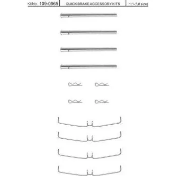 Brzdová destička Sada příslušenství brzdových destiček QUICK BRAKE