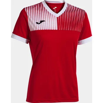Dámské tričko Dámské triko JOMA ECO Supernova Red-White XL