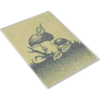 Utěrka Malý kuchyňský ručník 35x50 ZARA 450g Hříbek žlutošedá