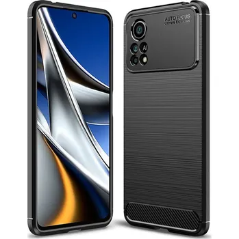 Pouzdro na mobilní telefon Techsuit Kryt Xiaomi Poco X4 Pro 5G, Armored Carbon black