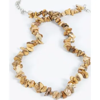 Náhrdelník Prosperk Náhrdelník sekaný z leštěného obrázkového jaspisu béžová S5335