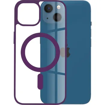Pouzdro na mobilní telefon Kryt iPhone 13, Techsuit - MagSafe Pro, fialový