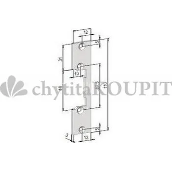 Zavírač dveří ASSA ABLOY Lišta Befo LRF 110 FAB