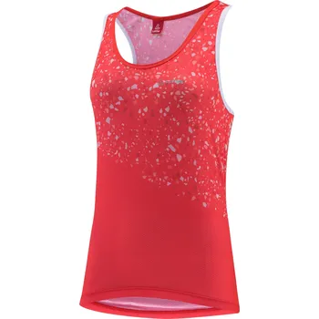 cyklistický dres Dámské cyklistické tílko Löffler Women Bike Racerback Top Vent Fire Op 46