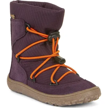 Dívčí obuv FRODDO BAREFOOT dětská zimní obuv TRACK TEX WOOL purple G3160212-5 Velikost: 34