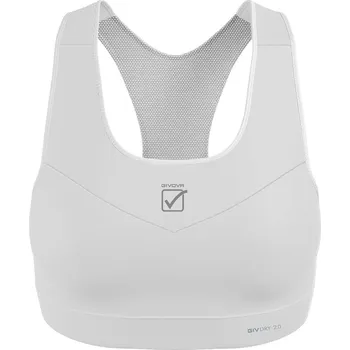 Podprsenka Sportovní podprsenka GIVOVA TOP Donna White XS