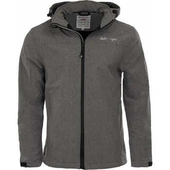 Pánská softshellová bunda Pánská softshellová bunda Spitsbergen Norway Wms Jacket Melange Grey XL