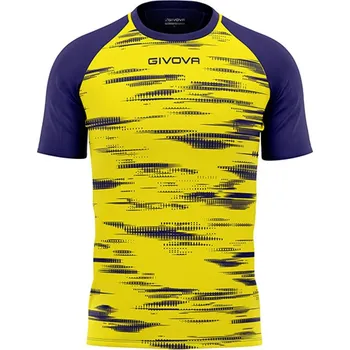 Chlapecké tričko Sportovní triko GIVOVA Pixel blue-yellow S