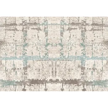 Koberec Luxusní koberec, žinylková tkanina, nízký vlas, šedo/modrý, 160 x 230 cm + vyzvednutí ZDARMA