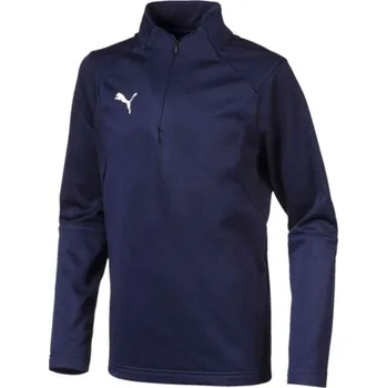 Dámská mikina Dětská mikina Puma Jr Liga 1/4 Zip Top Peacoat 116