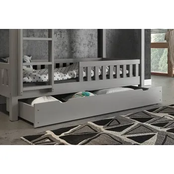 Postel Přistýlka pod postel 190/80 cm smrk šedá