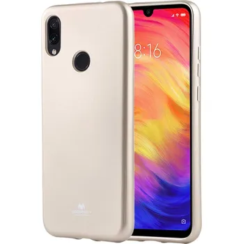 Pouzdro na mobilní telefon Mercury GOOSPERY Kryt Xiaomi Mi 10 Lite Jelly Case Mercury Silicone zlatý