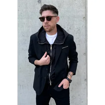 Pánské sako Pánské sako DSQUARED2 S74BN1265 černé Velikost: 50