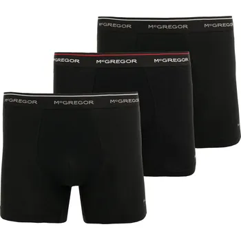 Pánské spodní prádlo Boxerky McGREGOR Men 3-pack Black L