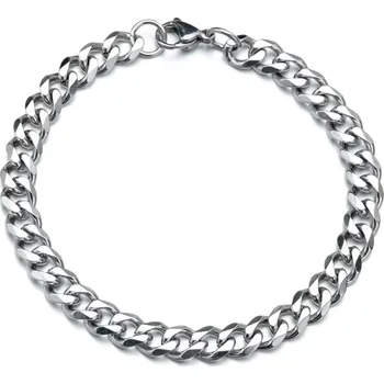 Náramek IZMAEL Řetízek na ruku KR 34843 Stříbrná/18cm/3,5mm KP34843