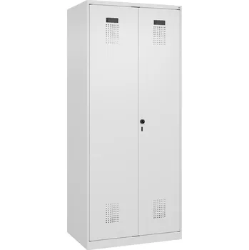 Šatní skříň Úklidová skříň C+P Cabo-Plus, 800 x 500 x 1850 mm, červená