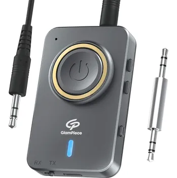 Bluetooth adaptér Glampiece GP-002 Aux Bluetooth Adaptár 5.0, vysílač+přijímač 2v1