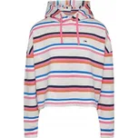 Tommy Jeans Boxy Crop Multi Stripe Hoodie XS