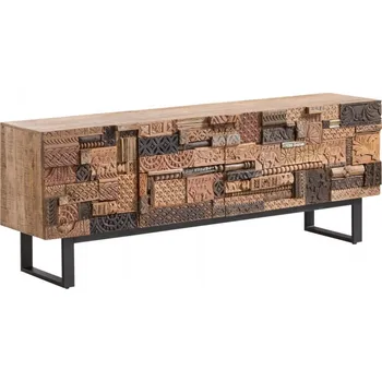 Organizace kuchyně Dřevěný příborník z masivu Odense