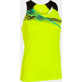 Dámské oblečení Dámské tílko JOMA Elite X Tank Top Fluor Yellow-Black S
