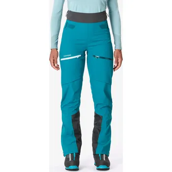 Snowboardové kalhoty SIMOND Dámské svrchní alpinistické kalhoty ICE 40 MODRÁ|ZELENÁ