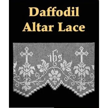 Daffodil Altar Lace Filet Crochet Pattern: Complete Instructions and Chart – Claudia Botterweg (EN)