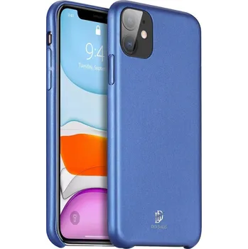 Pouzdro na mobilní telefon Kryt Iphone 11 kožené Dux Ducis Skin Lite modrý