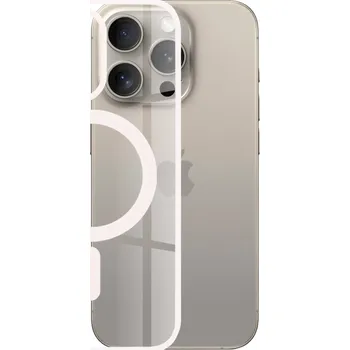 Pouzdro na mobilní telefon Kryt iPhone 15 Pro Max, Techsuit - MagSafe Pro, růžový