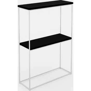 Konferenční stolek ArtAdrk Příruční stolek VELO | bílé nohy Barva: Černá